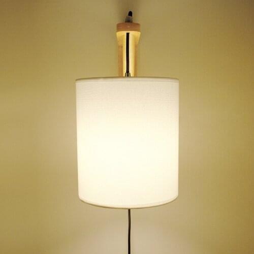 Character of bedroom the head of a bed wall lamp corridor wood stairs art led energy-saving plug hanging wall lamp