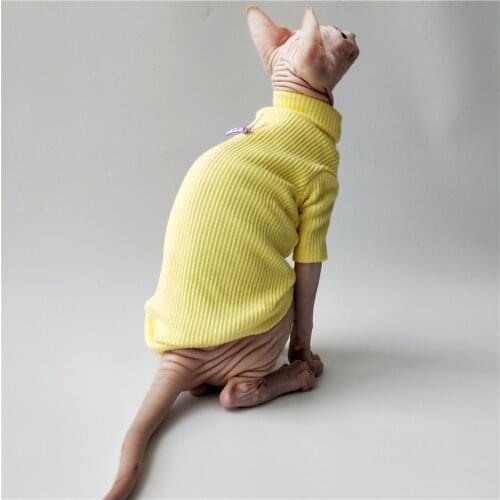 Sphynx cat clothes Cat Clothes Spring Summer Cat Apparel Hairless Cat Outfits kitten clothes