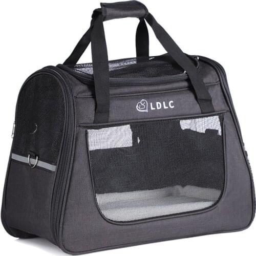 Portable Pet Dog Bags Mesh Cat Carrier Bag Carrier Airline Approved Transport Carrying For Cats Small Dog Handbag Travel Pet Bag