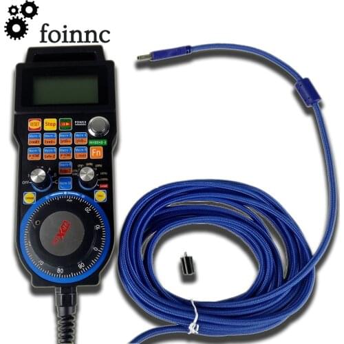 CNC Mach3 USB Wired MPG 4/6 Axis（Optional） Pendant Handwheel WHB04B For Milling ＆ Engraving Machine