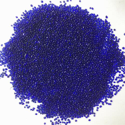 Drop Shipping 50g 2-5mm K5 Cobalt Blue Glass Gravel Glaze Stone Rock Polish Aquarium Specimen Quartz Crystals