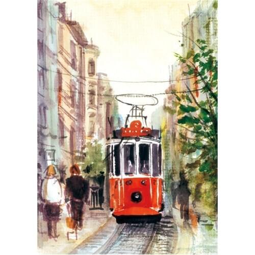 Puzz Puzzle Stood in Street, Trolley (1000 Piece)