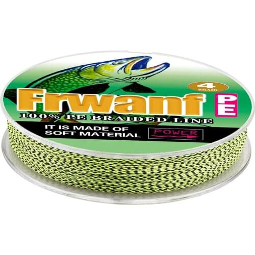 Mix color braided fishing spot line Multifilament Fishing Line Smooth 0.06mm-0.55mm 2 4 6 8 10 20 50 80 90 100LBS pe saltwater