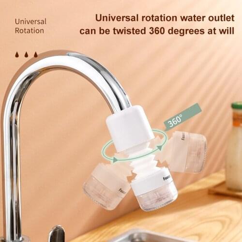 Adjustable Flexible Kitchen Faucet Tap Extender Splash-Proof Water Filter Outlet Head Water Saving Sprayer Kitchen Accessories