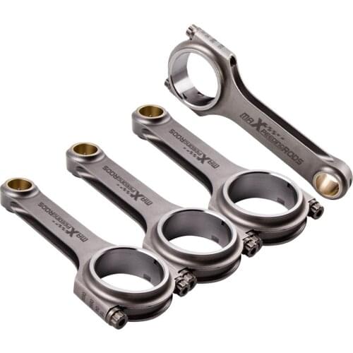 4x H beam Connecting Rods Con Rod Conrods For Alfa Romeo Nord 2000 Turbo ARP Bolts New 157mm Conrod Bielle Pleuel Piston Pin