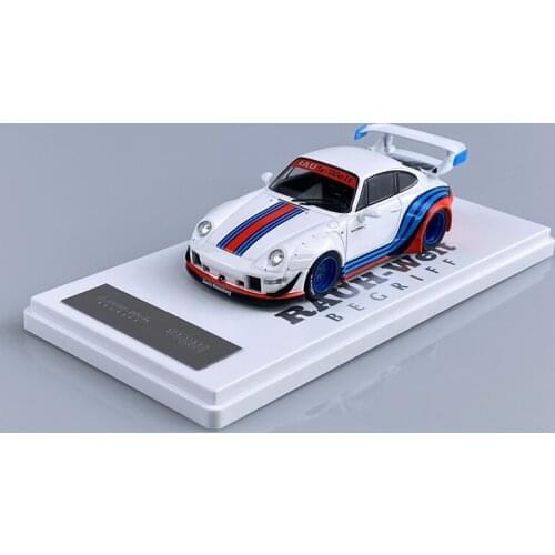 Tarmac works cars 1:43 Posches RWB 930 MARTINI Alloy collection car