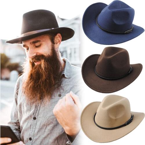 Vintage Wide Brim Formal Felted Wool Fedora Panama Hats for Men Women Hat Belt Buckle Church Jazz Hat Four Seasons Cap Hat