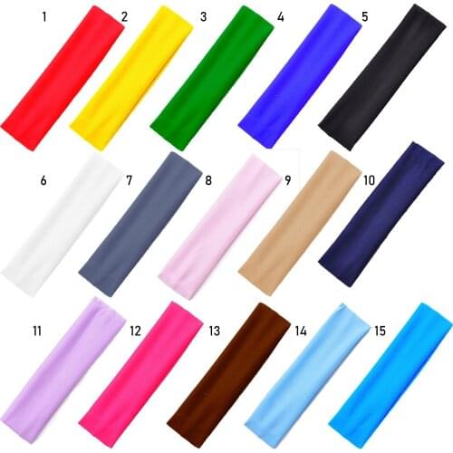 1Pc Women/Men Cotton Sweatband Headband Sport Yoga Gym Running Stretch Hair Head Band Cycling Wide Head Prevent Sweat Band