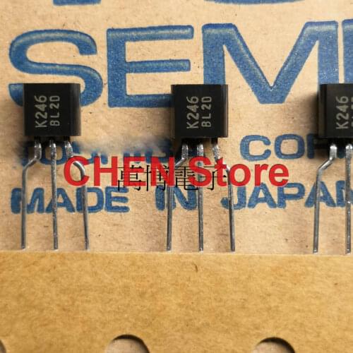 10pcs TOSHIBA 2SK246-BL Transistor K246-BL white Audio Power Amplifier 2SK246 K246 BL laser word TO-92