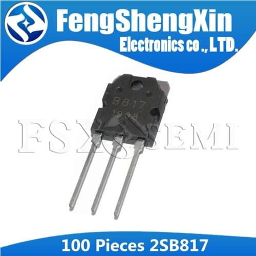 100pcs/lot New 2SB817 B817 TO-247 POWER TRANSISTORS