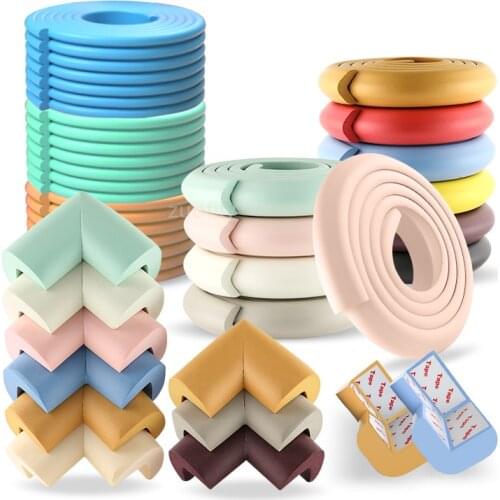 2M Children Protection Table Guard Strip Baby Safety Products Glass Edge Furniture Horror Crash Bar Corner Foam Bumper Collision