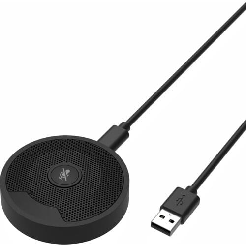 5pcs/lot UM10 USB Computer Microphone 360° Omnidirectional Condenser Conference Microphone USB to Type C Mic for Video Recording