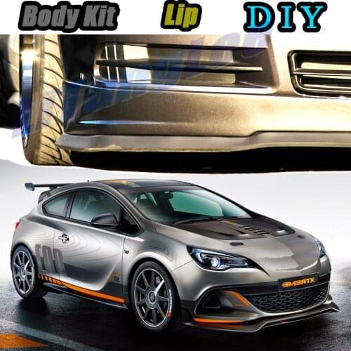 Car Bumper Lip Front Spoiler Skirt Deflector For Holden Astra / VXR Tune Car Modified Body Kit VIP Hella Flush Lips