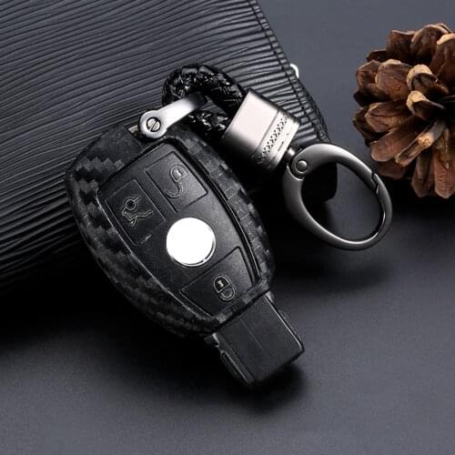 Key Case Holder Keyshell Fit For Benz A B C E S V M G Class GLA GLE GLK Viano Metris Car Keyfob Protector Cover