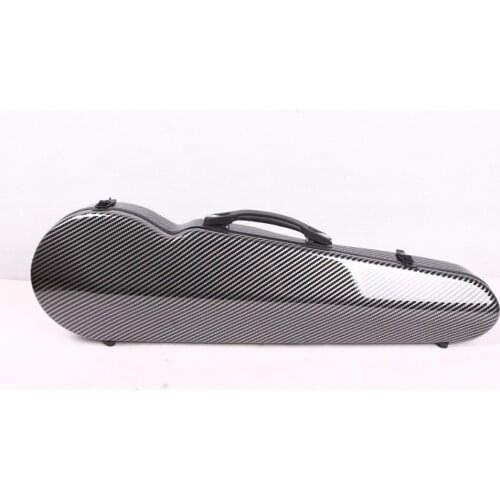 Black violin case 4/4 carbon fiber Composite materials High streng