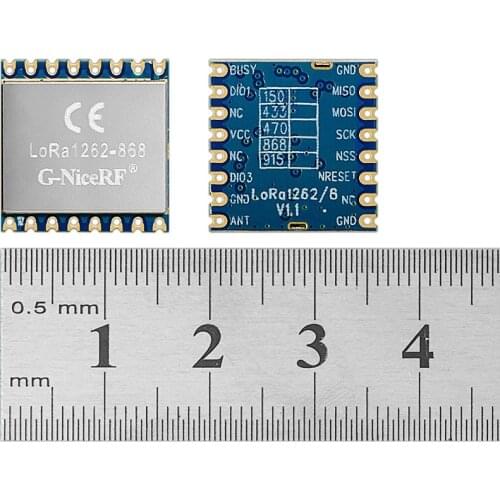 G-NiceRF 2PCS CE 868mhz LoRa1262 SX1262 LoRa RF Module 22dBm 160mW 1.5ppm TCXO SPI