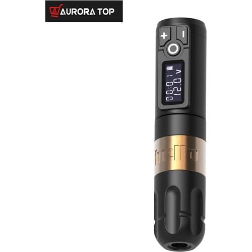 Hello Soldier Wireless Tattoo Pen Machine Battery with Portable Power Brushless Motor Digital LED Display For Body Art