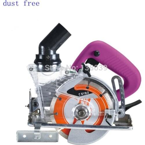 125mm dustless marble granite tile stone cutting machine Wall grooving machine dust free