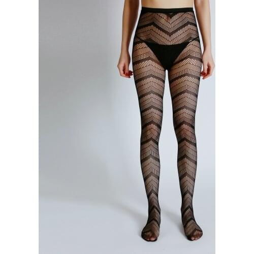 New Designs High Quality Sexy Striped Tights Fish Net Classic Pantyhose Womens Jacquard Mesh Stockings