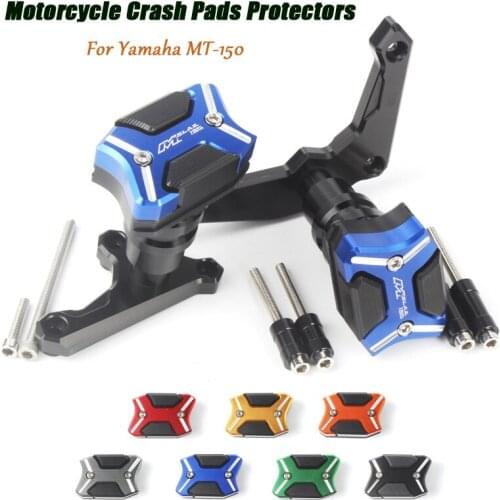 Motorcycle Cave Frame Slider Engine Cover Crash Pads Protectors Escape Silp on for Yamaha MT-150 2016 2017 2018