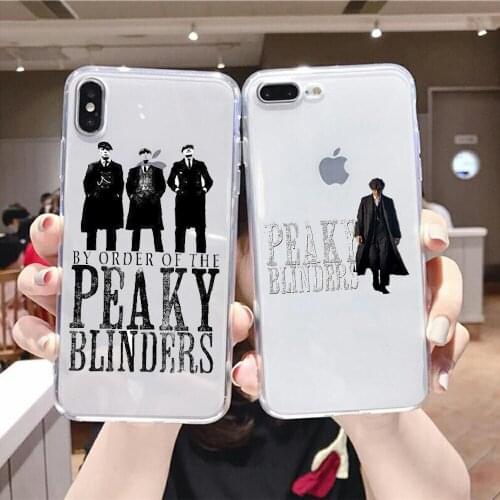 Peaky Blinders Shelby Murphy Phone Case For iphone 5 5s se 2 6 6s 7 8 12 mini plus X XS XR 11 PRO MAX transparent painting