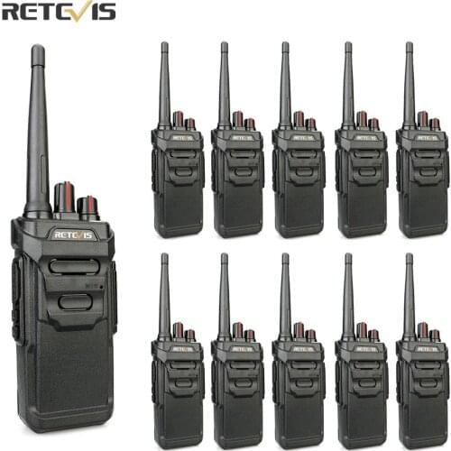 RETEVIS RT48/RT648 Walkie Talkie 10pcs IP67 Waterproof Flaot PMR Radio PMR446/FRS VOX 2 Way Radio Hotel/Restaurant For Baofeng