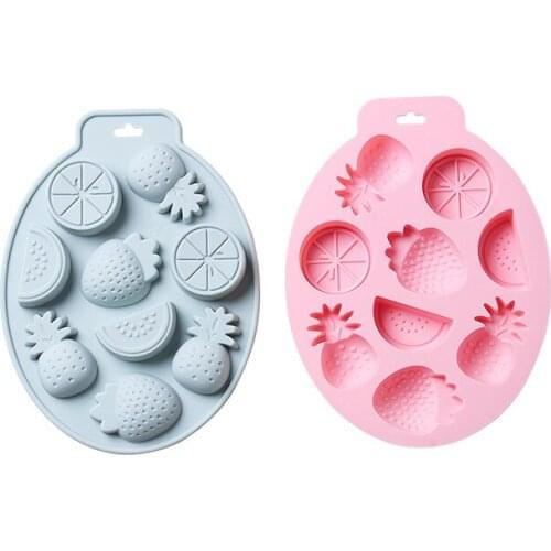 Fruit Modeling Silicone Mold DIY Chocolate Fudge Mold Baking Cake Ice Cube Mold Cake Decoration Accessories Kitchen Tools
