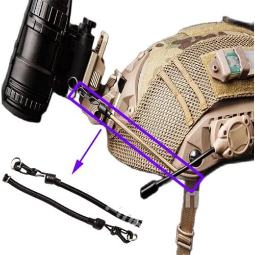 NEW FMA Replacement Bungees Hook for ACH Style Helmet ARCs and NVGs/VASs TB1252-BK/DE/FG