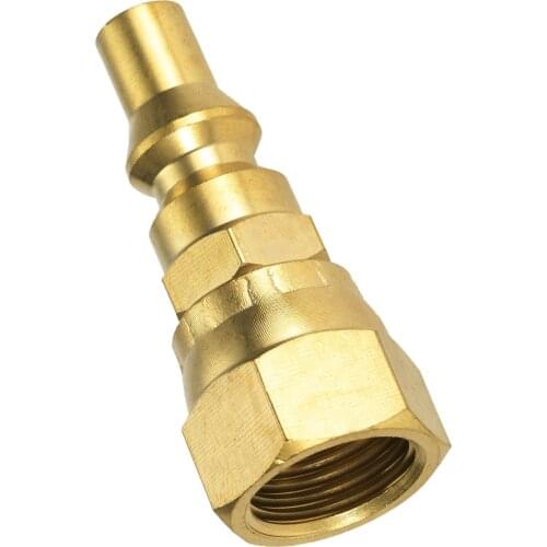 1/4 Inch Rv Propane Quick Connector Fittings For Outdoor Camping Gas Patio Heater Propane Gas BBQ Grill Heater Appliance