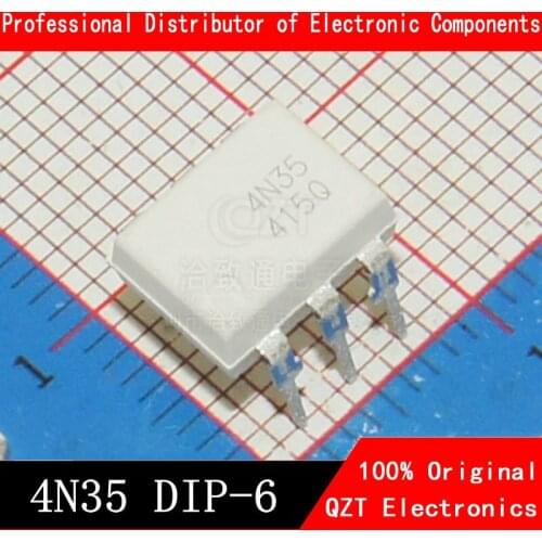 10PCS 4N35 DIP6 EL4N35 DIP photoelectric coupler new and original