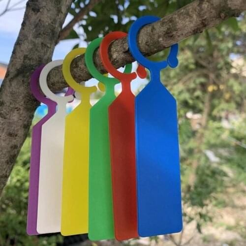10pcs Hanging Garden Tags High Quality Hanging Garden Tags Plant Markers Notice Plate Seedlings Labels Garden Supplies
