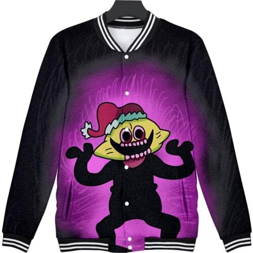 2021 Game Friday Night Funkin 3D Tracksuit Baseball Jackets Women/Men Harajuku Streetwear Long Sleeves Plus Size Clothes