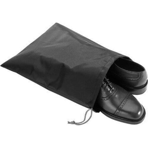 3Pcs Portable Travel Non-Woven Drawstring Pocket Bag Shoes Storage Pouch Dust Bags Moisture-Proof Breathable Reusable Shoe Bag