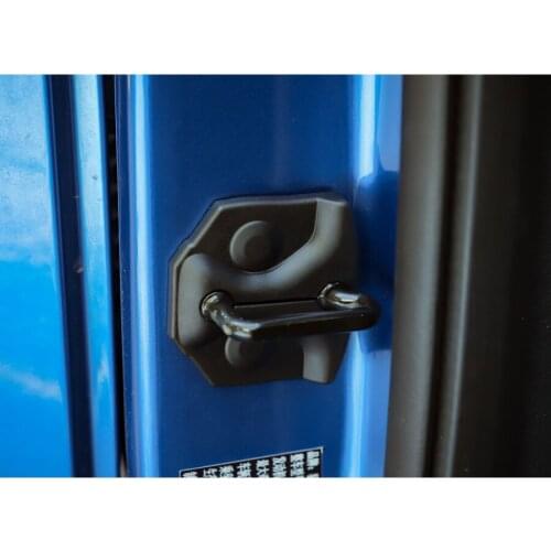 4Pcs/set Car Door Lock Cover Cap Styling Accessories Trim For Ford F150 2015 2016 2017 ABS