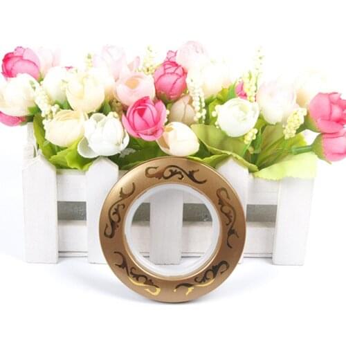 50Pcs Hot Stamping Curtain Punch Ring Nano Circle Curtain Accessories DIY Silencer Mute Roman Rings Curtain Rods Eyelets Buckle