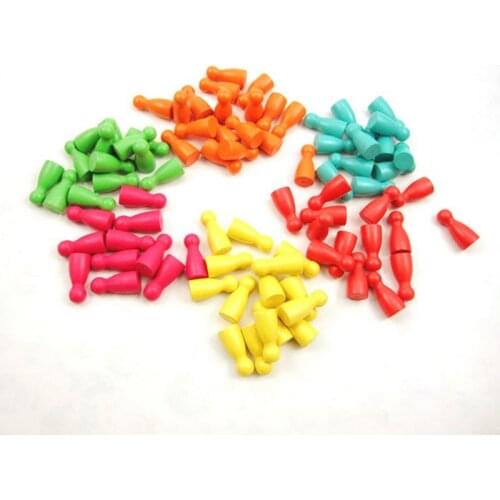 60Pcs/Set Chess Pieces Board Game Accessories Wood Pawn/Chess Card Pieces For Board Game and Other Games Accessories