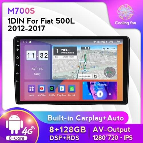 6+128G Carplay 4G Lte For Fiat 500L Talento 2012-2017 Android 10 GPS Navigation Autoradio Head Unit 1280*720 IPS Screen BT WIFI