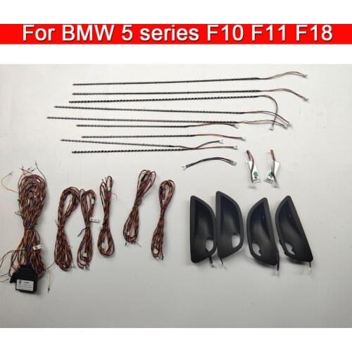 Auto Light Caps For BMW 5 series F10 F11 F18 Car Decorative illuminated Cover Door AudioAtmosphere Lamp Panel Ambient Light Set