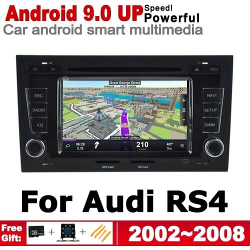 Android 2 DIN Car DVD GPS For Audi A4 RS4 8E 2002 2003 2004 2005 2006 2007 2008 MMI Navigation Multimedia Player WiFi System