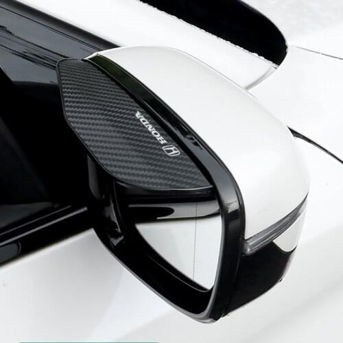 Car Rearview Mirror Rainproof Eyebrow Cover flexible PVC rain blade cover for Honda TYPER Civic XR-V HR-V Accord Odyssey