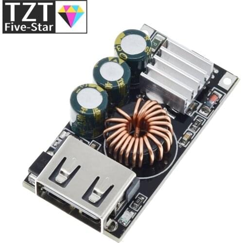QC3.0 Apple Huawei MTK Samsung DIY Fast Charger DC 5-32V 24W Step-down Module for Emergency Charging of Mobile Phone