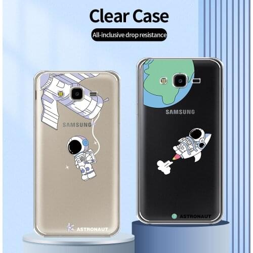 For Samsung J7 Neo Case Transparent Case For Samsung Galaxy J7 Neo Soft TPU Coque on J7 Neo Clear Protective Phone Cover Cartoon
