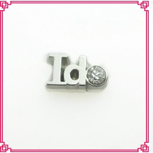 Hot selling 20pcs/lot I do floating charms living glass memory floating lockets for diy jewelry