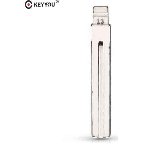 KEYYOU 10pcs/lot KEYDIY Universal Remotes Flip Blade 13# for KD Remote TOY40 Toy48FH IX35 Verna for Toyota for Lexus Key Blade