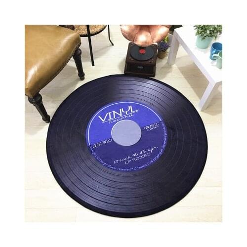 Disc Round Carpet Modern Style Bedroom Mat Living Room Terrace Absorbant Soft Carpet Non-slip Carpet Childrens Play Mat rug