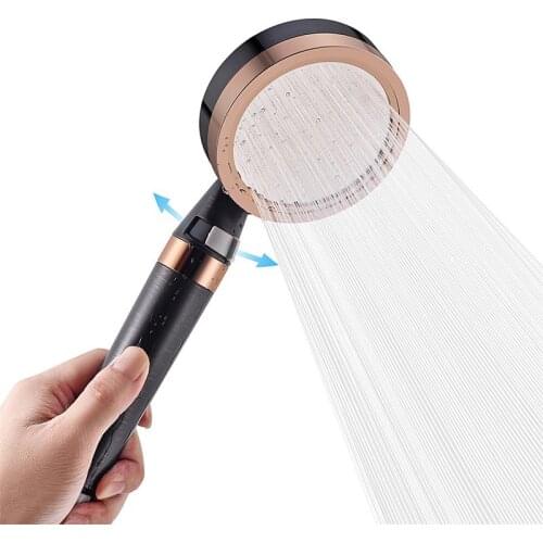 Shower Head High Power Low Water Pressure Boosting Ionic Water Filter Ionic Filter Handheld Shower Head Spa Shower Head