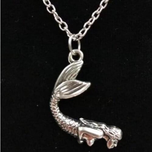 Wholesale New Fashion Jewelry Dragon Lucky Amulet Pendant Necklace For Women Men Vintage pendants 10pcs necklace