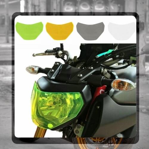 For YAMAHA MT 09 07 FZ MT07 MT09 FZ09 FZ07 Motorcycle Accessories Front Headlight Screen Guard Lens Cover Shield Protector