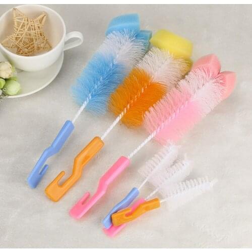 Baby Bottle Brush Cleaner Spout Cup Glass Teapot Washing Cleaning Tool Brush Kitchen Pot Cleaning Washing Tool