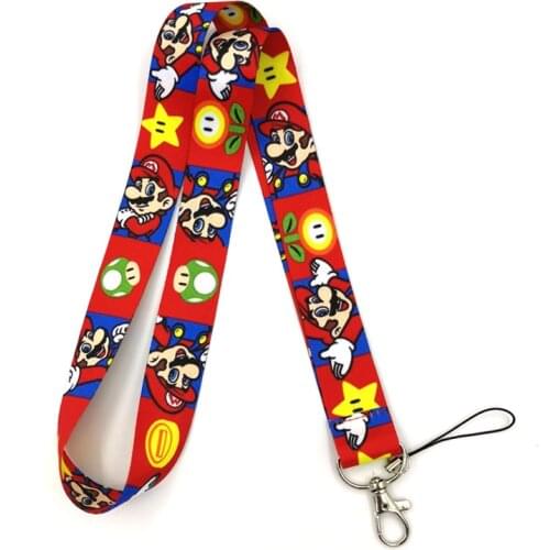 Cartoon Game Characters Neck Strap Keychain Lanyard For Keys ID Card Badge Holder Keyring DIY Hang Rope Cool Lanyards